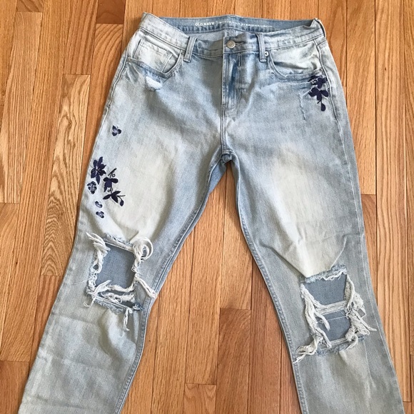 Sz 4| Old Navy | Boyfriend Jeans | Berry Blueberry🔥🔥 - Picture 6 of 8